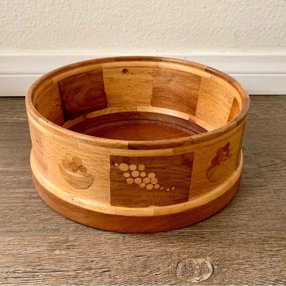 Vintage Wooden Bowl